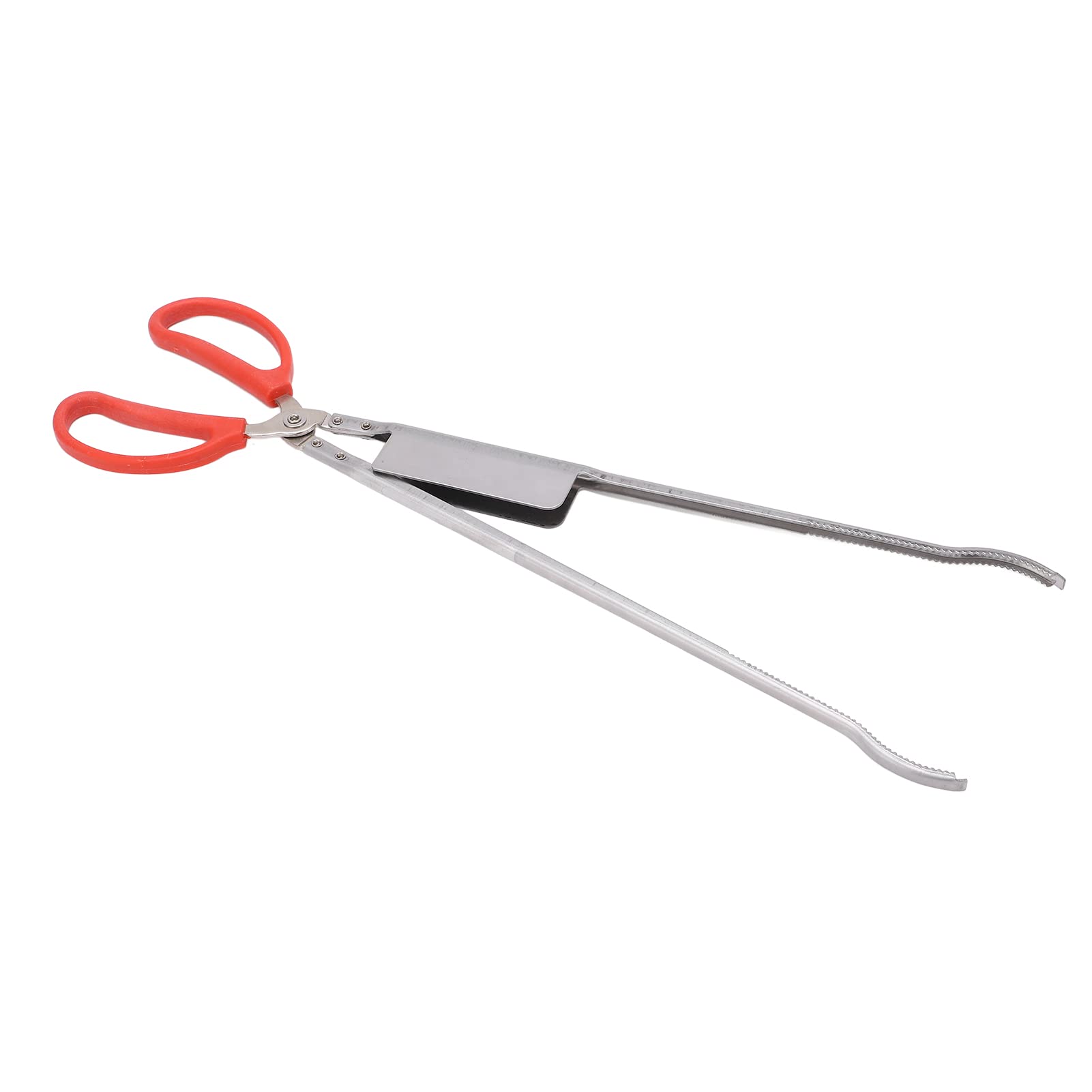Pinza da Pesca Lunga, Pinza per Granchio Acciaio Inossidabile Resistente al Calore Piccola Luce Esterna per Zone di Pesca