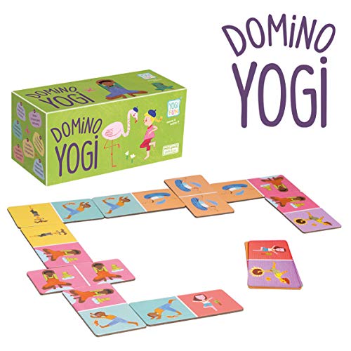 YOGi FUN Domino Yoga Cards with Balancing Yoga Poses gets Kids Focused