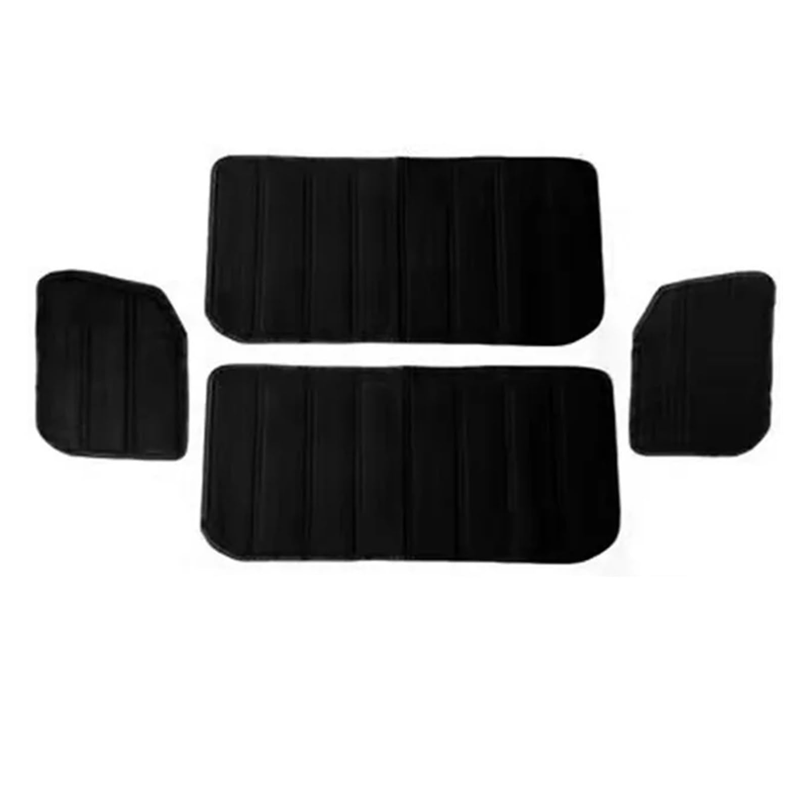 Jodrivá 4 Puertas, for Jeep, for Wrangler JL 2018-2022, Kit de algodón con Aislamiento térmico for Techo, Accesorios de Cubierta amortiguadora de Sonido Estera insonorizante(4PCS JL 2-Door)