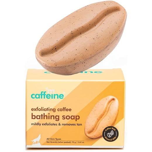 mCaffeine Tan Scrub Soap - 50ml