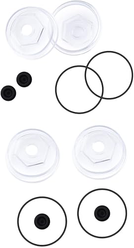 Miniatura 9 de 183772-KIT Kit de tapa de aceite de repuesto de cubo de remolque de 4 pulgadas compatible con cubierta de rodamiento Dexter 10K-16K y ejes 10K -