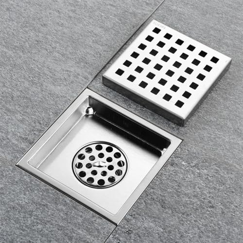 Drain de sol de douche en acier inoxydable SUS 304 brossé pour une salle de bain moderne - 2