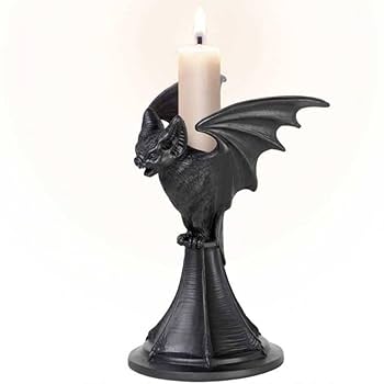 レア Alchemy Gothic ゴブレット 聖杯 インテリア Alchemy Gothic A Night with Goethe Bat Wing Wrap Ring Fine