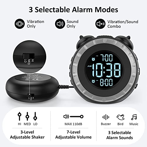 Uscce UE188-2 Loud Dual Alarm Clock thumb #4