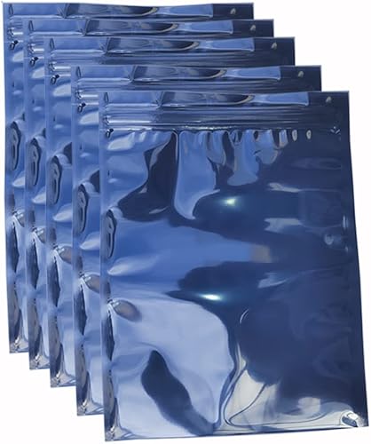 100 bolsas antiestáticas de 5.9 x 7.8 pulgadas, bolsa ESD resellable, adecuada para disco duro SSD y varios dispositivos electrónicos
