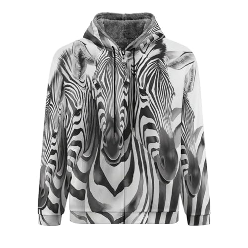 Sweat à capuche zippé en polaire homme chaud et respirant