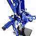Krace Rearsets Fit For Honda Grom MSX 125 2012 2013 2014 2015 Foot Pegs Rear Set Footrests Brake Shift Pedals Fully Adjustable Foot Boards