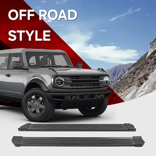 Estribos laterales aluminio para Ford Bronco 2021-2026 miniatura 6
