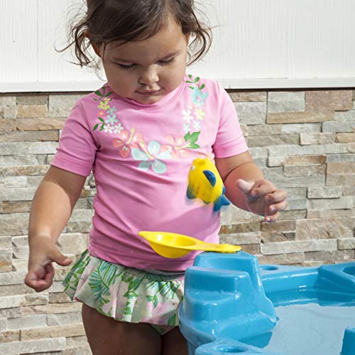 Step 2 Spill & Splash Seaway Water Table for Kids, Two-Tier Outdoor Kids Water Sensory Table with Umbrella, Ages 1.5+ Years Old, 11 Piece Water Toy Accessories - image 6