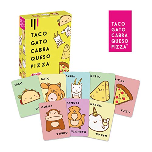 Ludilo - Taco Gato Cabra Queso Pizza | Juegos De Mesa, De Cartas | Regalo Niño 8 Años O Más