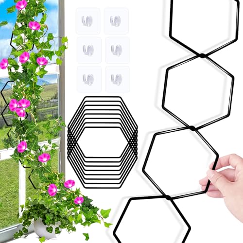 18Pcs Plant Trellis with Hooks for Climbing Vines