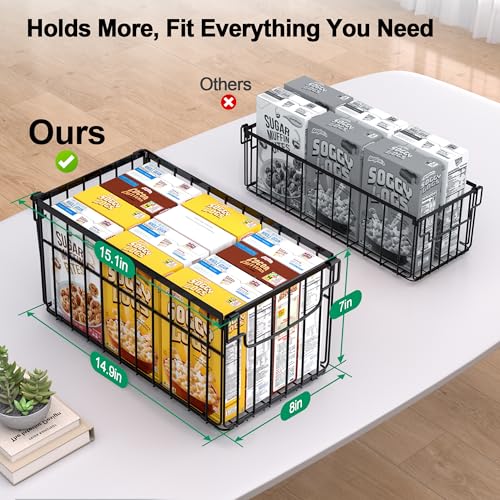 Stackable Freezer Organizer Bins Set - 4 Durable Storage Bins - Image 2