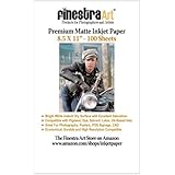 8.5" X 11" Premium Arctic Matte Inkjet Photo Paper - 100 Sheets