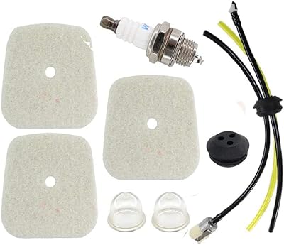 Shnile Air Filter Fuel Line Spark Plug Tune Up Kit for Echo Mantis Tiller