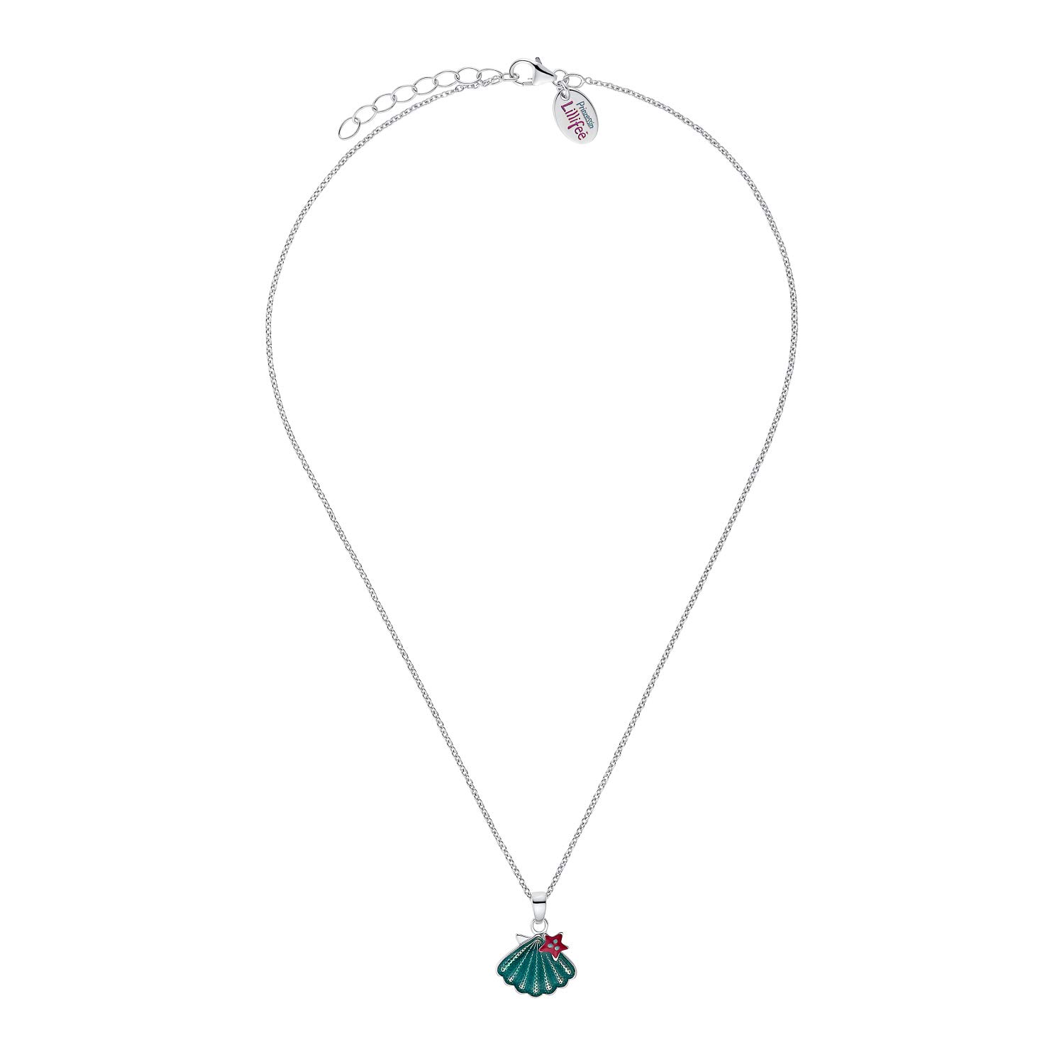 Prinzessin Lillifee 925 Sterling Silber Mädchen Kinder Schmuck, Türkis, Muschel, Kommt in Schmuck Geschenk Box