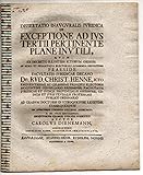  Juristische Inaugural-Dissertation. De exceptione ad ius tertii pertinente plane inutili.