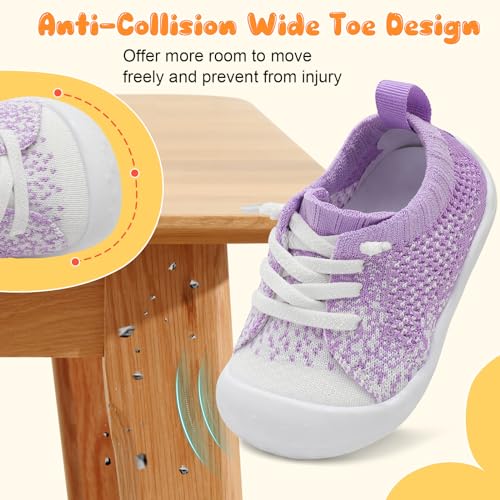 Image of JIASUQI Baby Shoes for Toddler Boys Girls Sneakers Slip on Walking Shoes for Babies