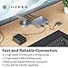 HyperDrive USB-C & Thunderbolt 4 GEN2 14-in-1 Dock for MacBook Pro/Air, iPad, PC - High-Speed Thunderbolt Docking Station - 40Gbps, Gigabit Ethernet, 85W PD