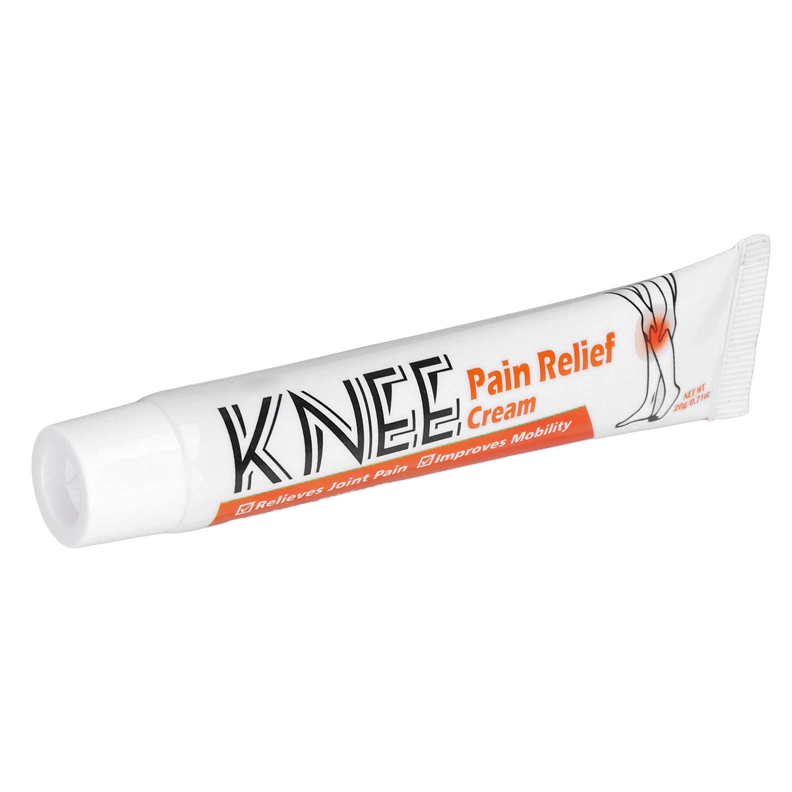 Knee Pain Relief Cream, Arthritis Pain Relief Topical Pain Relief Cream for Joint, 0.7 Oz