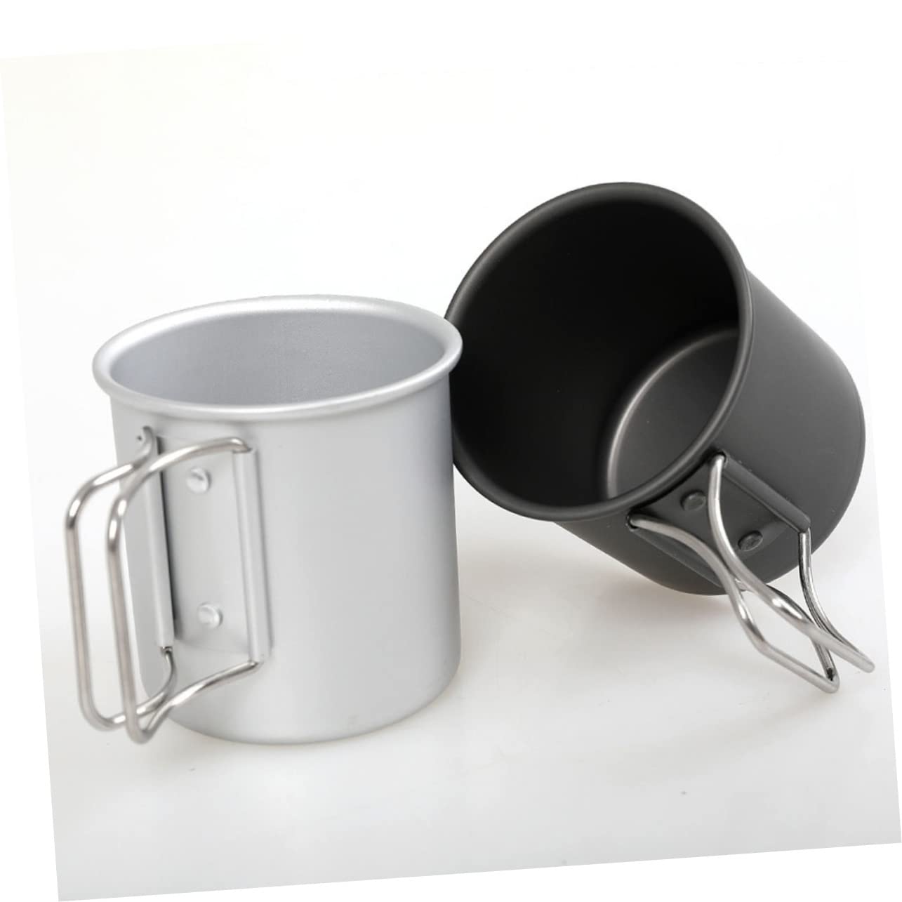 VANZACK 3pièces Tasse De Camping Pliable Aluminium Mug Portable Pour Randonnée Et Activités Plein Air Pour Café Et Thé Design Élégant Et Pratique