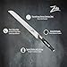 Zelite Infinity 10 Inch Serrated Bread Knife for Homemade Bread - Razor Sharp German High Carbon Stainless Steel Bread Cutting Knife; Sourdough Bread Knife with Ergonomic Handle - Luxurious Gift Box