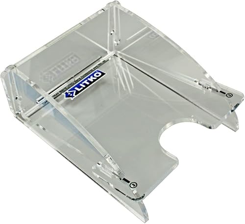 LITKO Organizador de cartas de juego Tarjeta estándar de tamaño estadounidense euro Juegos de cartas coleccionables y de vida (transparente,