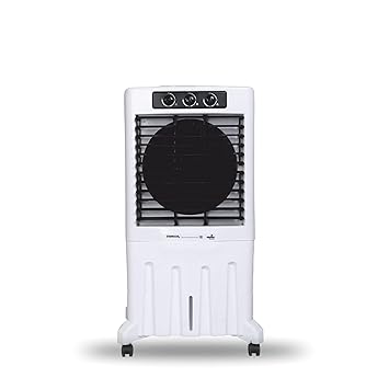 THERMOCOOL Desert Air Cooler Simmba Tower with Wheel 95Ltr | Cooler for Home | Inverter Compatible, Low Noise | Honey Comb Pad | Collapsible Louvres | Water level Indicator | 35ft Air Throw Distance - image, photos