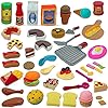 51lm5npxh6l - Deluxe 50-Piece Kids Pretend Play Food Set - Interactive Kitchen Tools & Gourmet Toy Assortment for Imaginative Play - kids pretend play food set