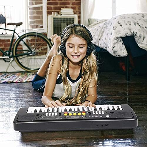 Portable Melodies Jazzy Cutz 7インチレコードセット KID KRAZE® 37-Key Piano Keyboard Combo with Recording, Mic