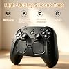 Funda Protectora para Accesorios de Steam Controller 2 2026, Cubierta de Silicona Suave con Grip Cómodo Carcasa Negra, Diseño Ergonómico Ajuste Perfecto Antideslizante y a Prueba de Golpes con Protección Completa 4