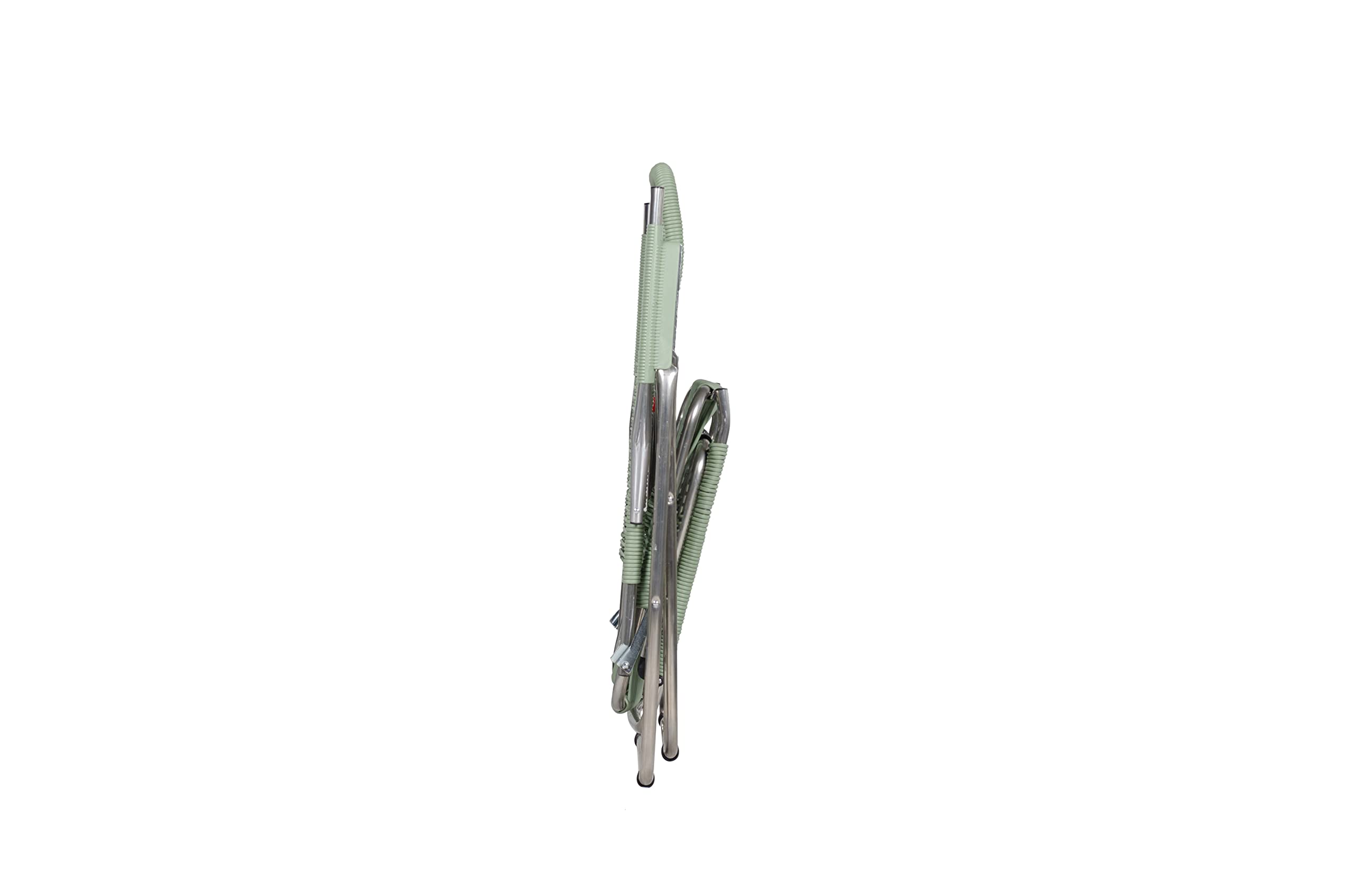 Fiam Spaghetti Poltrona Relax Cordonata Da Esterno Telaio Alluminio PVC Sage Green
