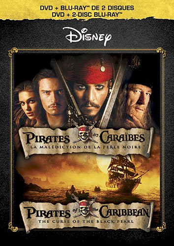 Pirates des Caraïbes : La Malédiction de perle noire (Bilingual DVD Combo Pack) [Blu-ray + DVD] [Blu-ray]
