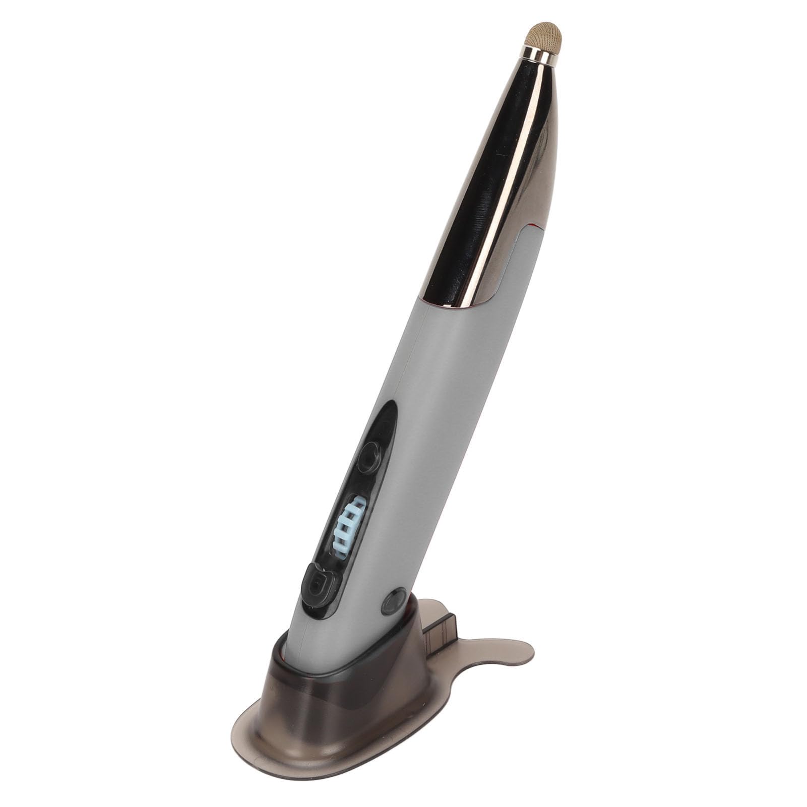 Mouse a Penna Wireless, Stilo Ottico 2.4G Bluetooth Dual Mode con DPI Regolabile a 800, 1200 e 1600, per, IOS, PC, Laptop, Notebook e Mac. (Grigio argento)