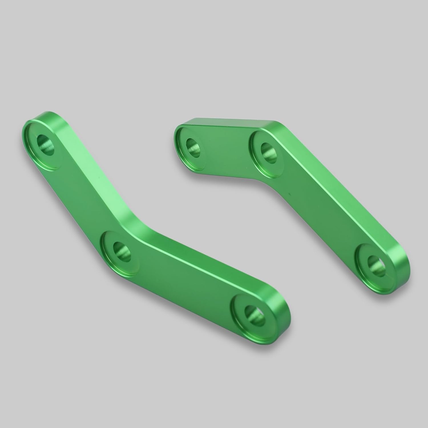 for Vulcan S 650 VN650 Motorcycle Aluminum Lowering Link Dog Bone Kits Plate for Kawasaki Vehicle (Green)