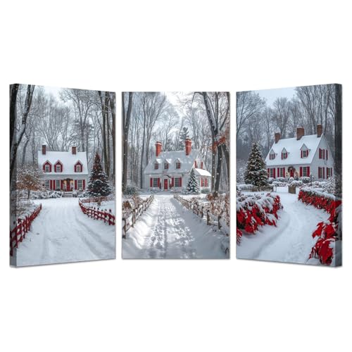 NEKAOEU(lJIE) 3Zbg NX}XA[gpl EB^[ tHXg Lr (Winter Forest Cabin) ~̐X G CǊG  {[h CCeA |X^[ 唻 C rO _CjO ؂₩ ʐ^