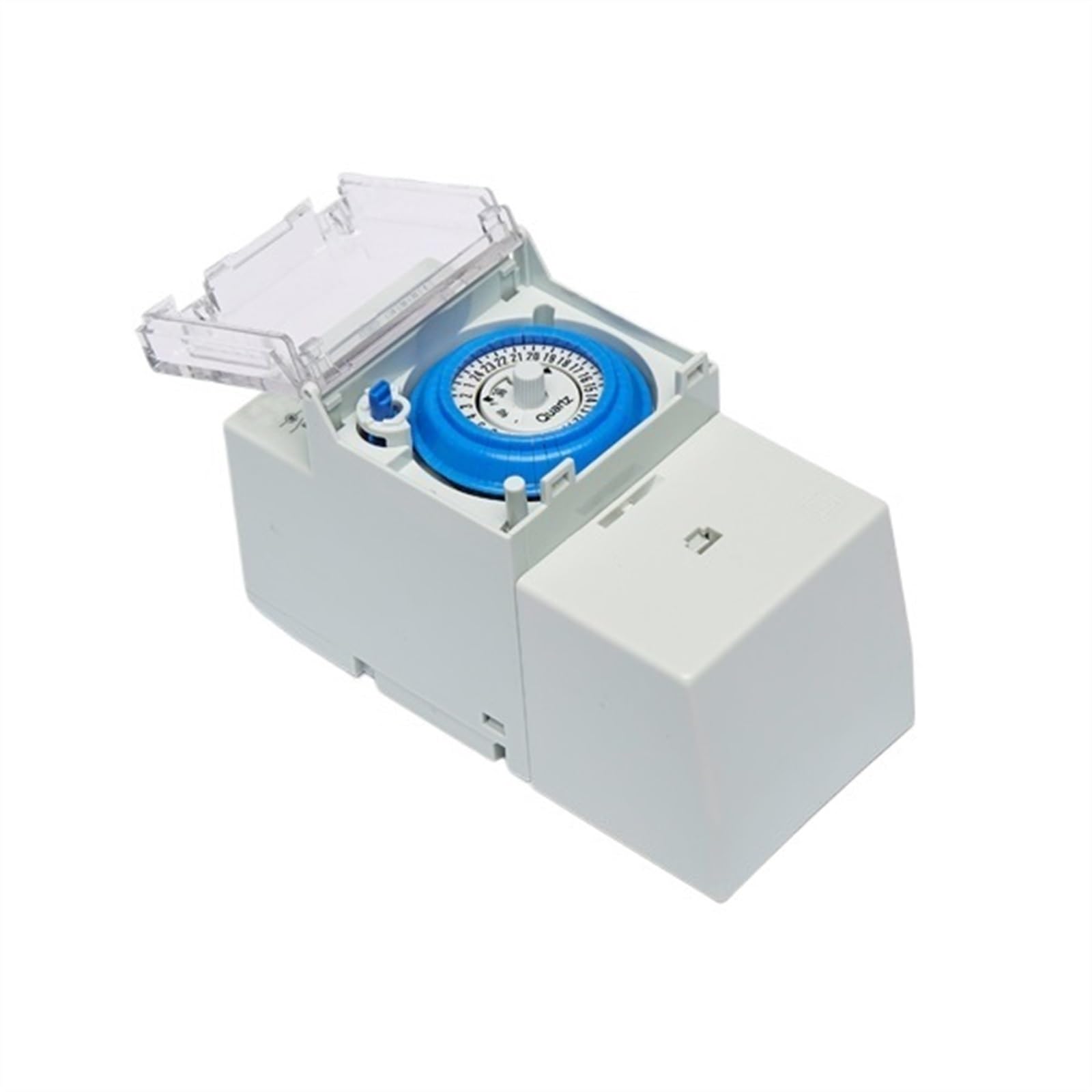 2 Stück Mini-Zeitschaltuhr, 220 V AC, DIN-Schiene, mechanische Zeitschaltuhr mit 48-facher EIN-/Aus-Zeiteinstellungseinheit 30 Minuten