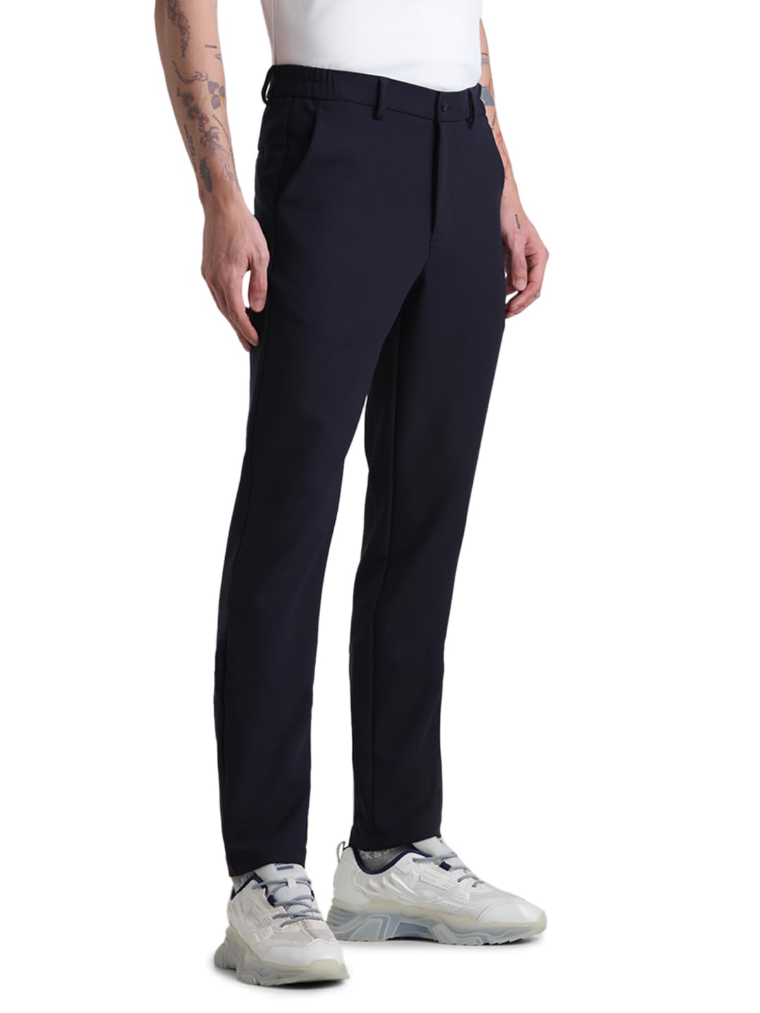 jack & jones Men's Mid Rise Slim Pants-picture-38