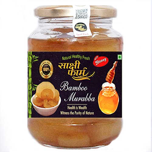 Image of Sakshi Farms | Homemade Bamboo Murabba with Honey And Sugar Free | 450 gms Pack | Helps Increasing Height | Bamboo Shoots, Bans Ka Murabba | inchNatural Pure Hygienic inch