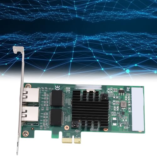 Yoidesu PCI Express Network Card, Dual RJ45 Ports 1Gbps Gigabit Ethernet Adapter with 82575 Chipset for Wins 11 10 8.1 7 Server miniatura 3