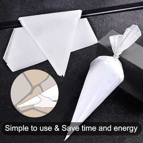 Mörtelbeutel,Fugenfüller Beutel,5 Stück Fugenmörtel Mörtelbeutel,Profi Fugenbeutel,Abdichten Fugen,Fugenfüller-Beutel,Fugenfüller-Beutel Garnieren Verzieren Mit 1 Fugen-Glätter und 1 Dichtungsdüsen