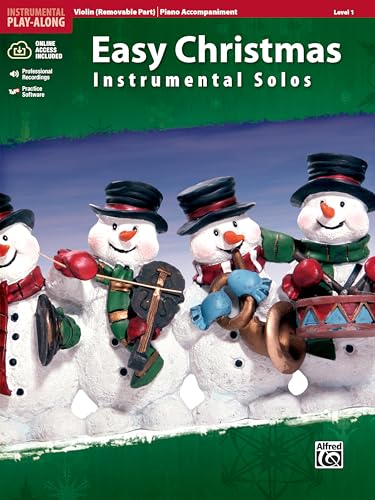 Easy Christmas Instrumental Solos, Violin (Removalble Part)/Piano Accompaniment, Level 1