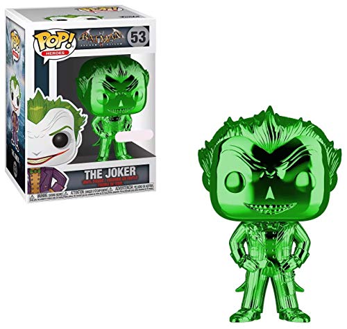 Funko Pop! Heroes DC Figurine en Vinyle The Joker (Green Chrome) 10 cm