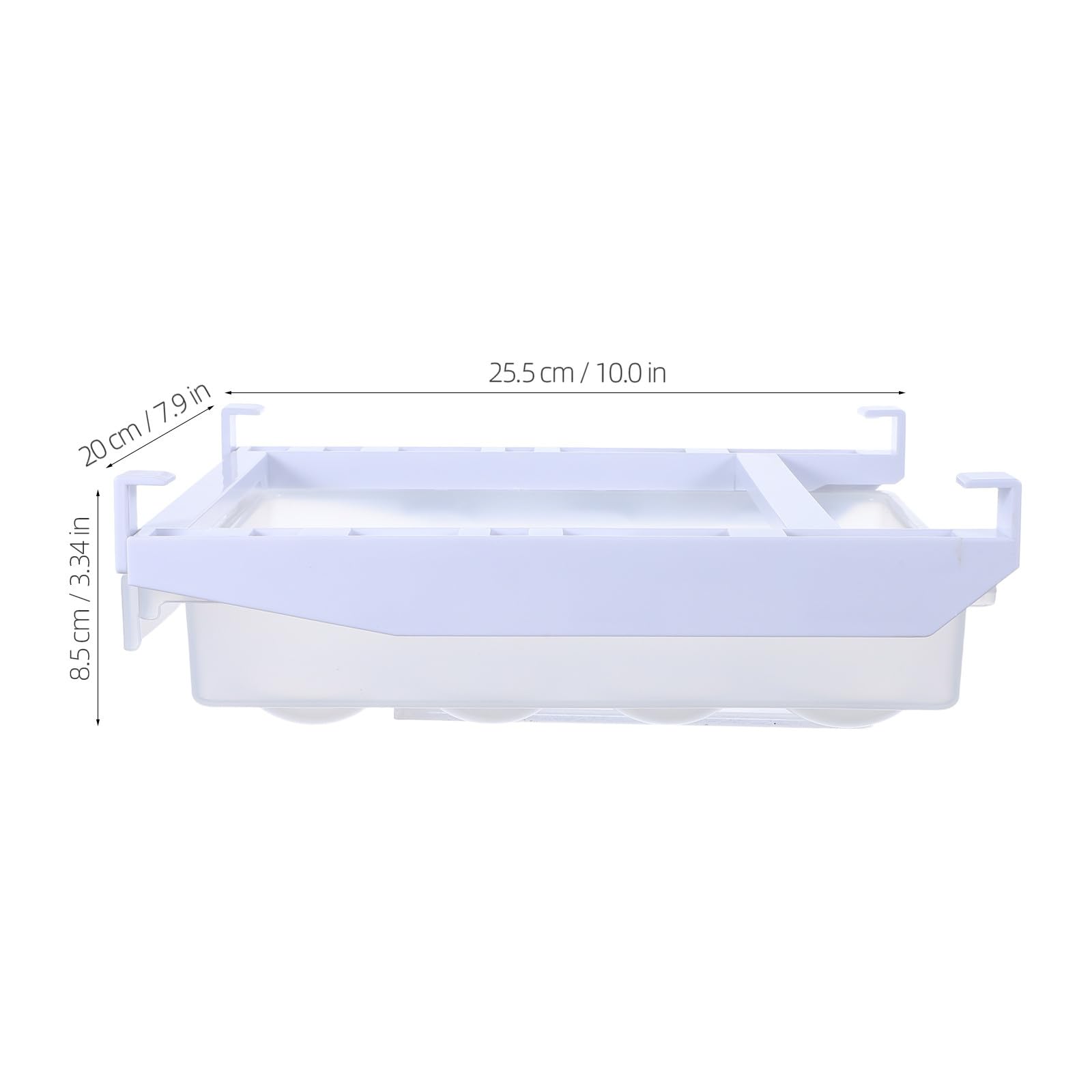 Veemoon Lot de 2 plateaux à œufs à placer sous une étagère, 12