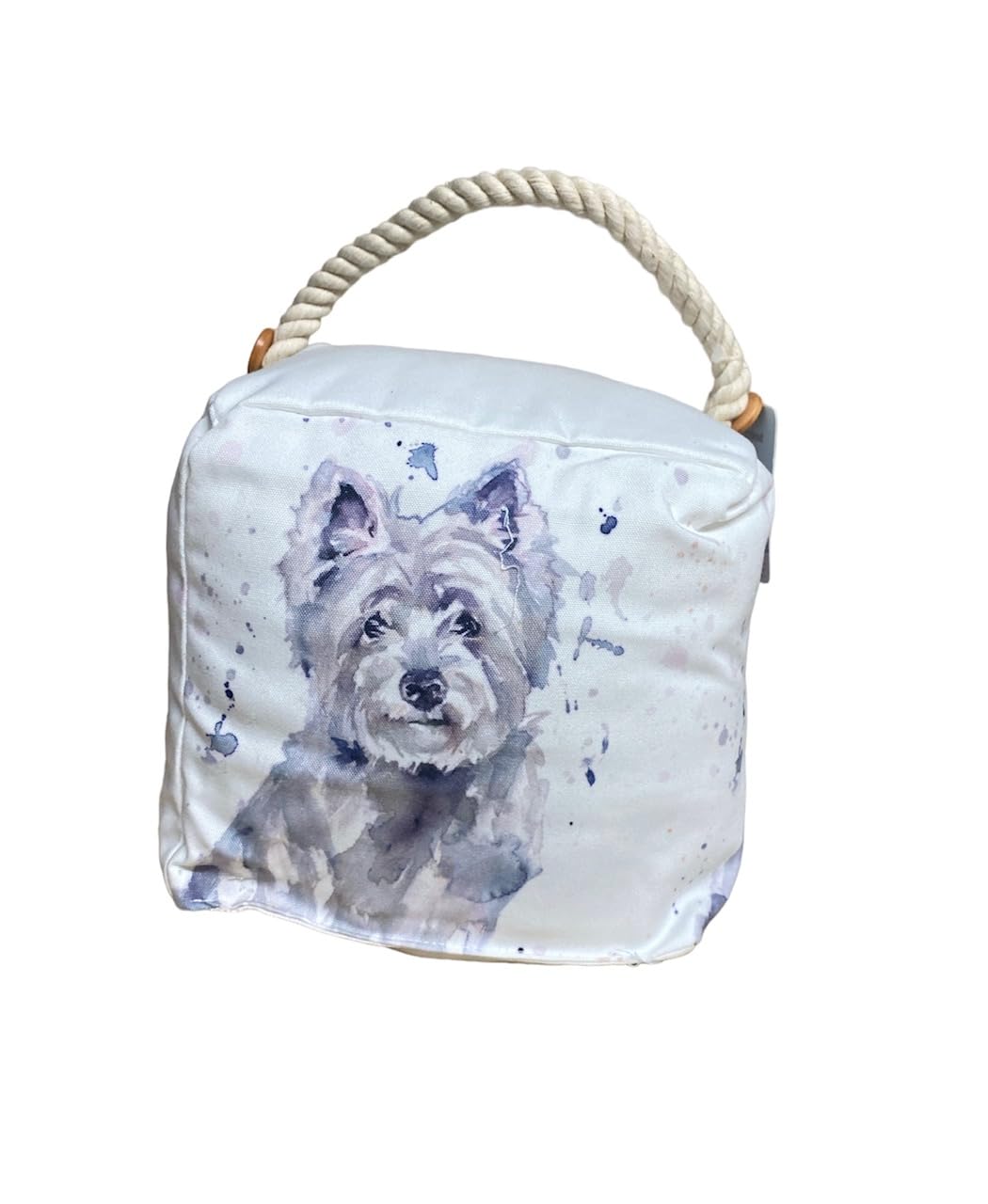 Tamersgifts Westie Cube Doorstop Assorted Doorstop Door Stop Stopper Filled Heavy Doorstop Faux Leather Novelty Wedge (Westie Cube Doorstop)