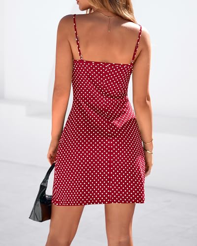 Image of NOLLSOM Spring Dresses for Women 2026 Casual Spaghetti Strap Bodycon Mini Dress Beach Vacation Outfit