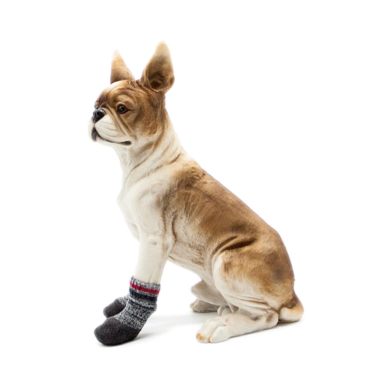 HANABASS Pet Dog Socks Padded Large Size Warm Winter Socks Non-Slip Dog Snow Shoes