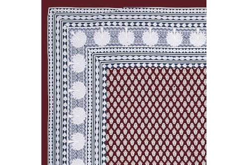 Image of Monique Bedsheet Set | 144 TC Cotton Bedsheet for Double Bed with 2 Pillow Cover