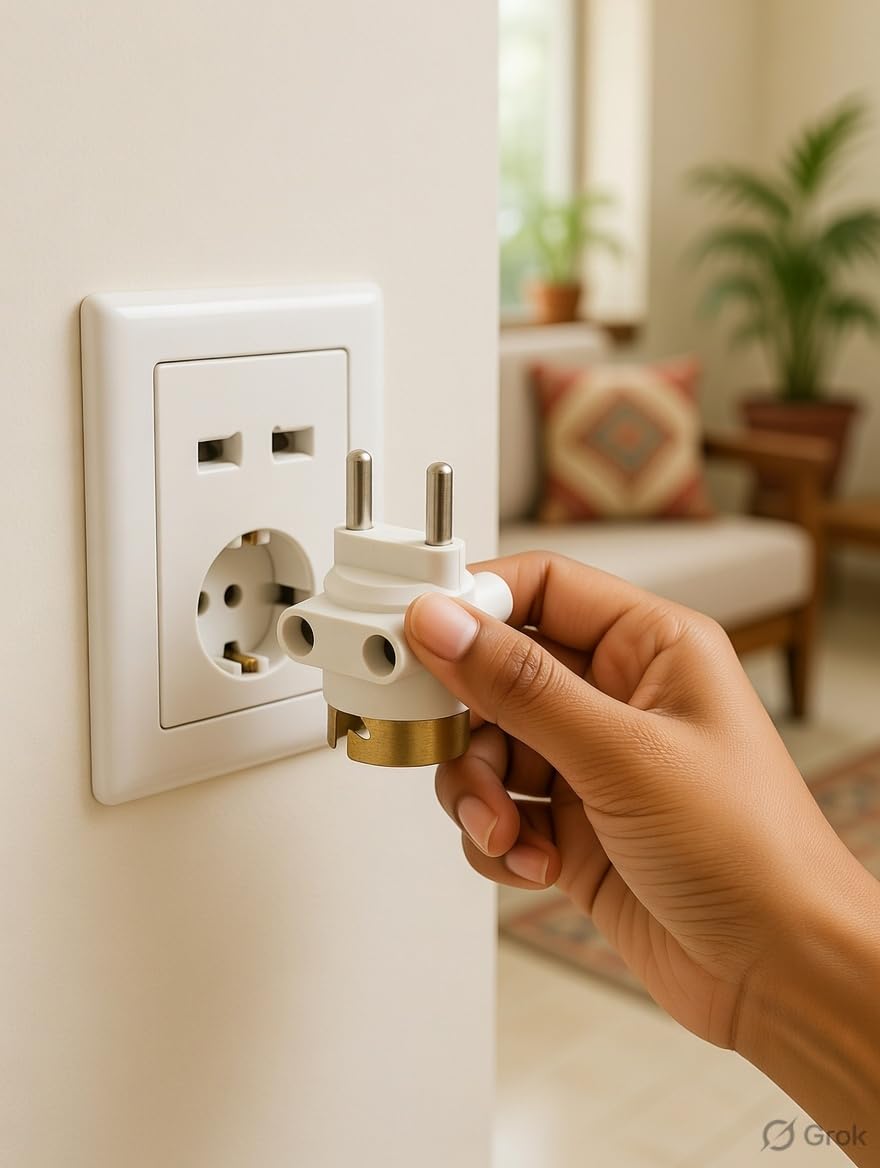 A. SHARIF 2 Pin Adapter - Bulb Holder & Plug -6
