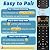 8-in-1 Upgraded Universal TV Remote Control for Smart TV Replacement Compatible with LG, Samsung, Sony, Vizio, Insignia, and More Other Devices, Easy Setup, Durable Buttons, Lightweight Design