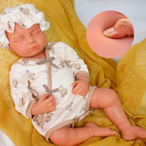 Muñeca Reborn de Silicona Realista 18.9 pulgadas miniatura 1